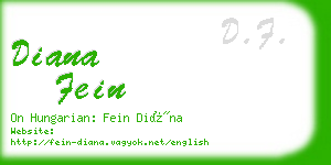 diana fein business card